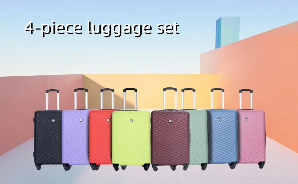 4-Piece Luggage Set With Spinner Wheels