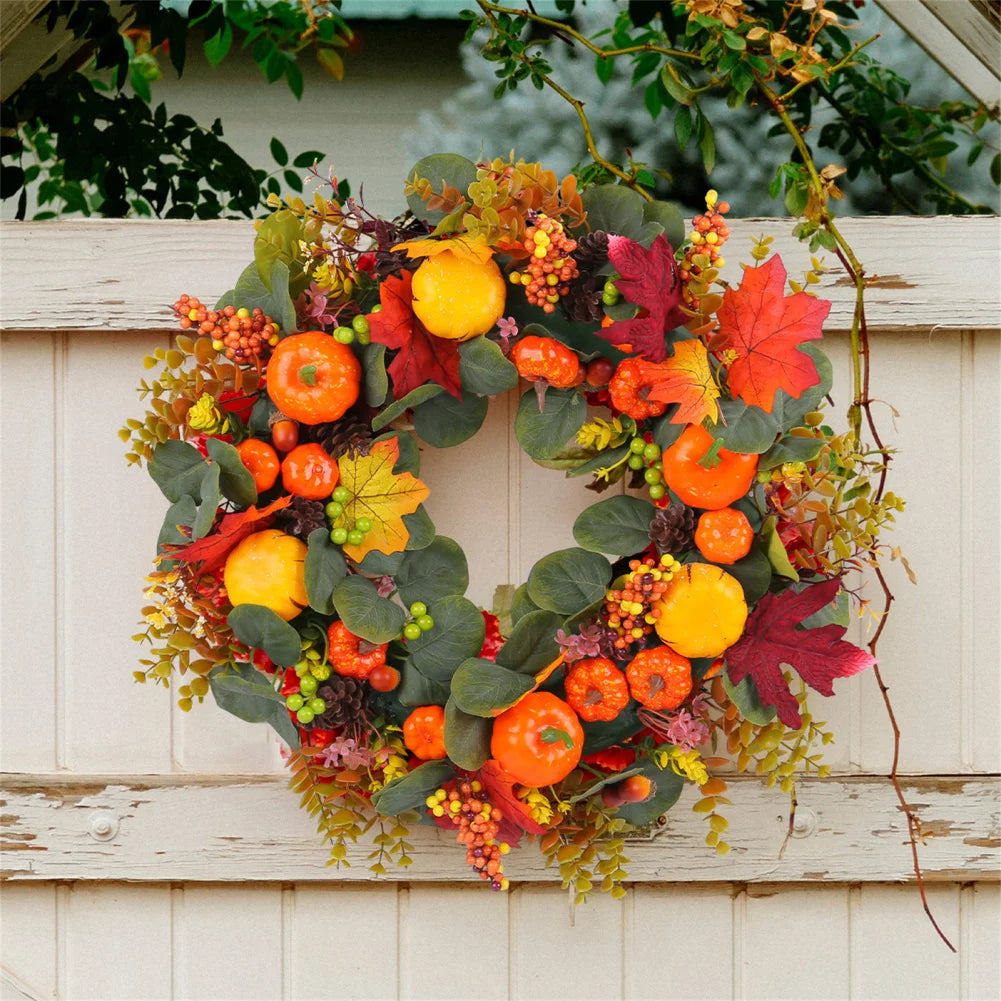 Fall Door Wreath