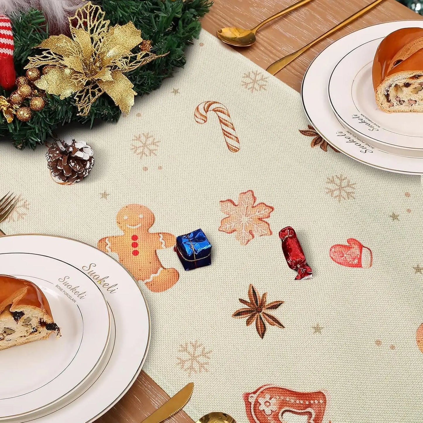 Gingerbread Table Runner