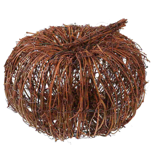 Rattan Pumpkin Decor- Large