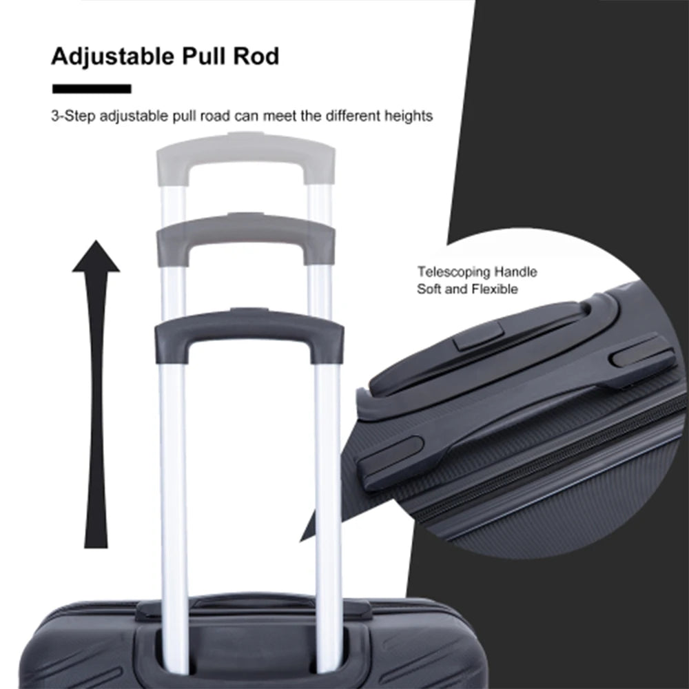 4-Piece Luggage Set With Spinner Wheels