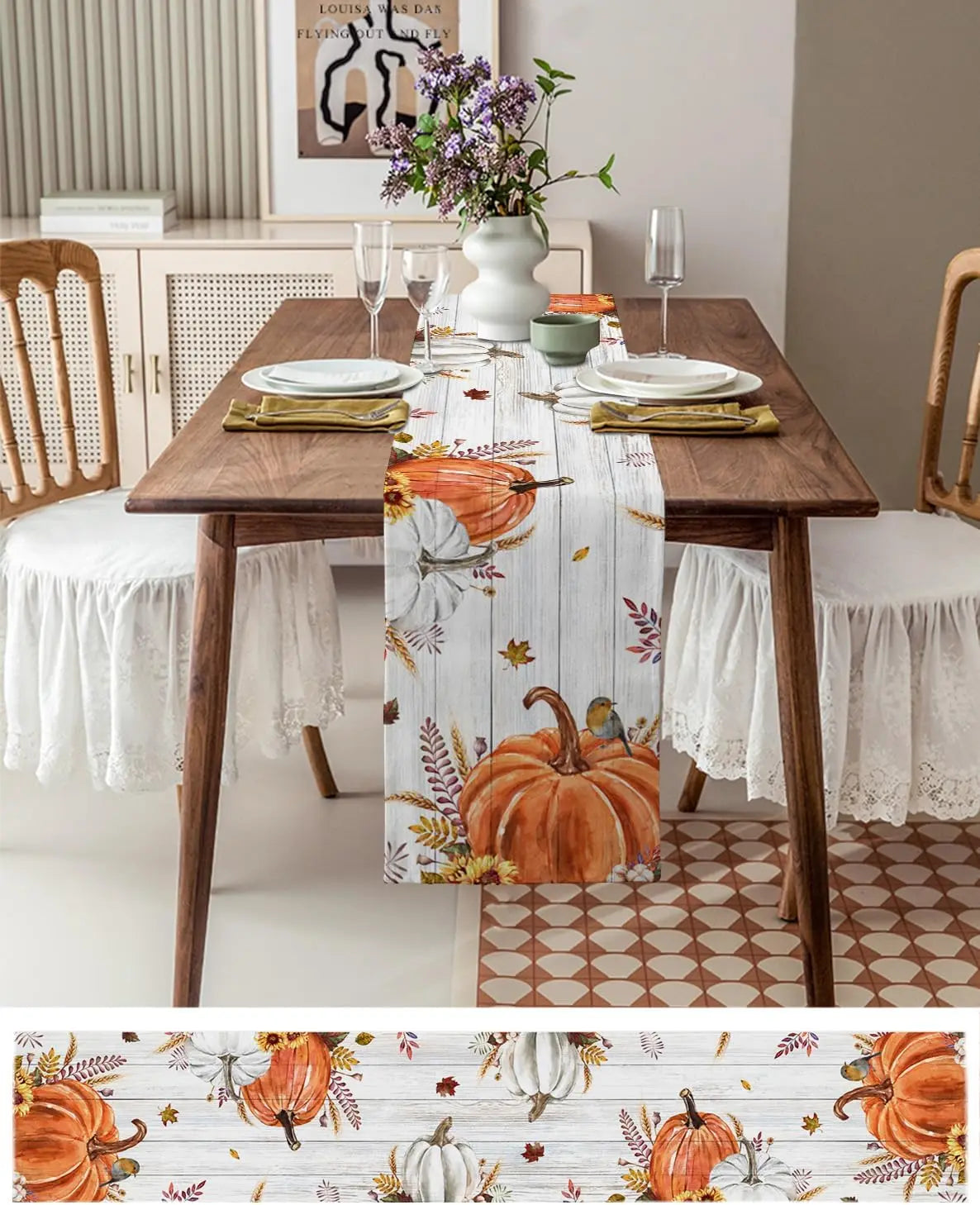 Table Runner- Fall Pumpkin