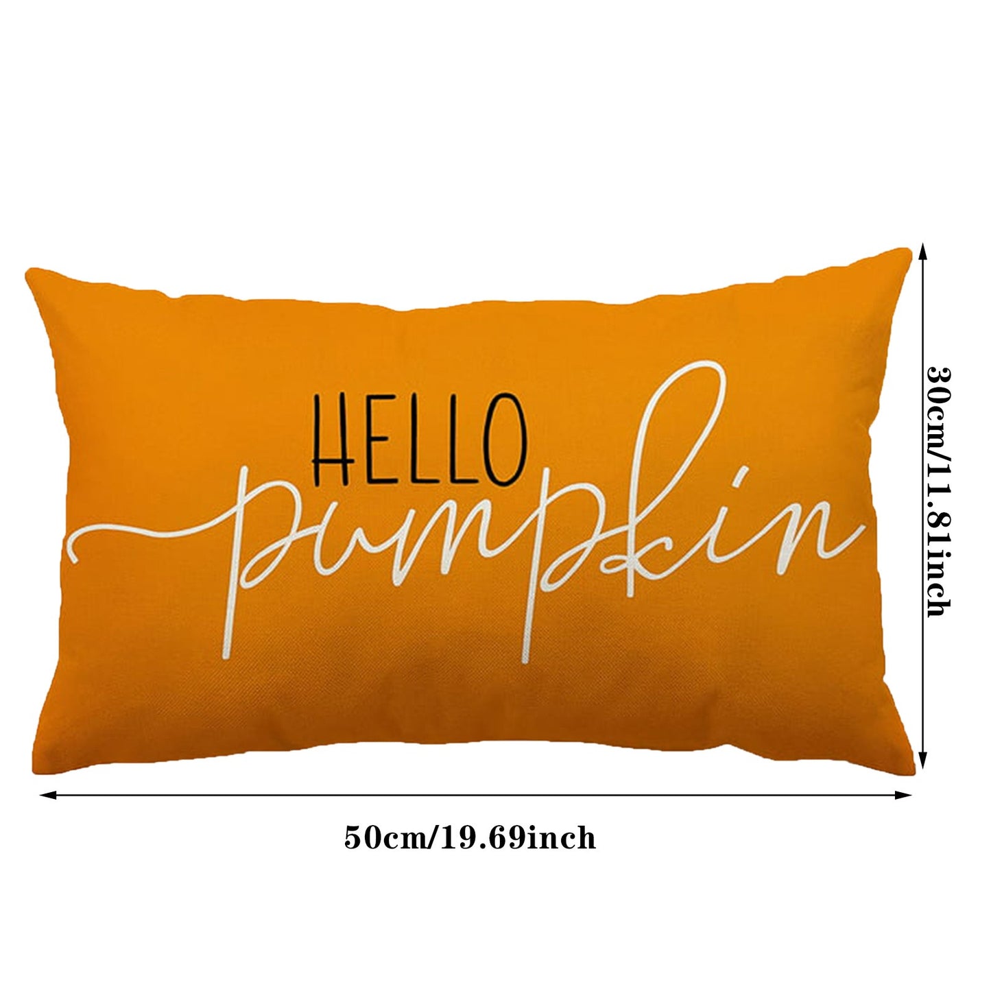 Autumn Pillow Cover- Hello Pumpkin