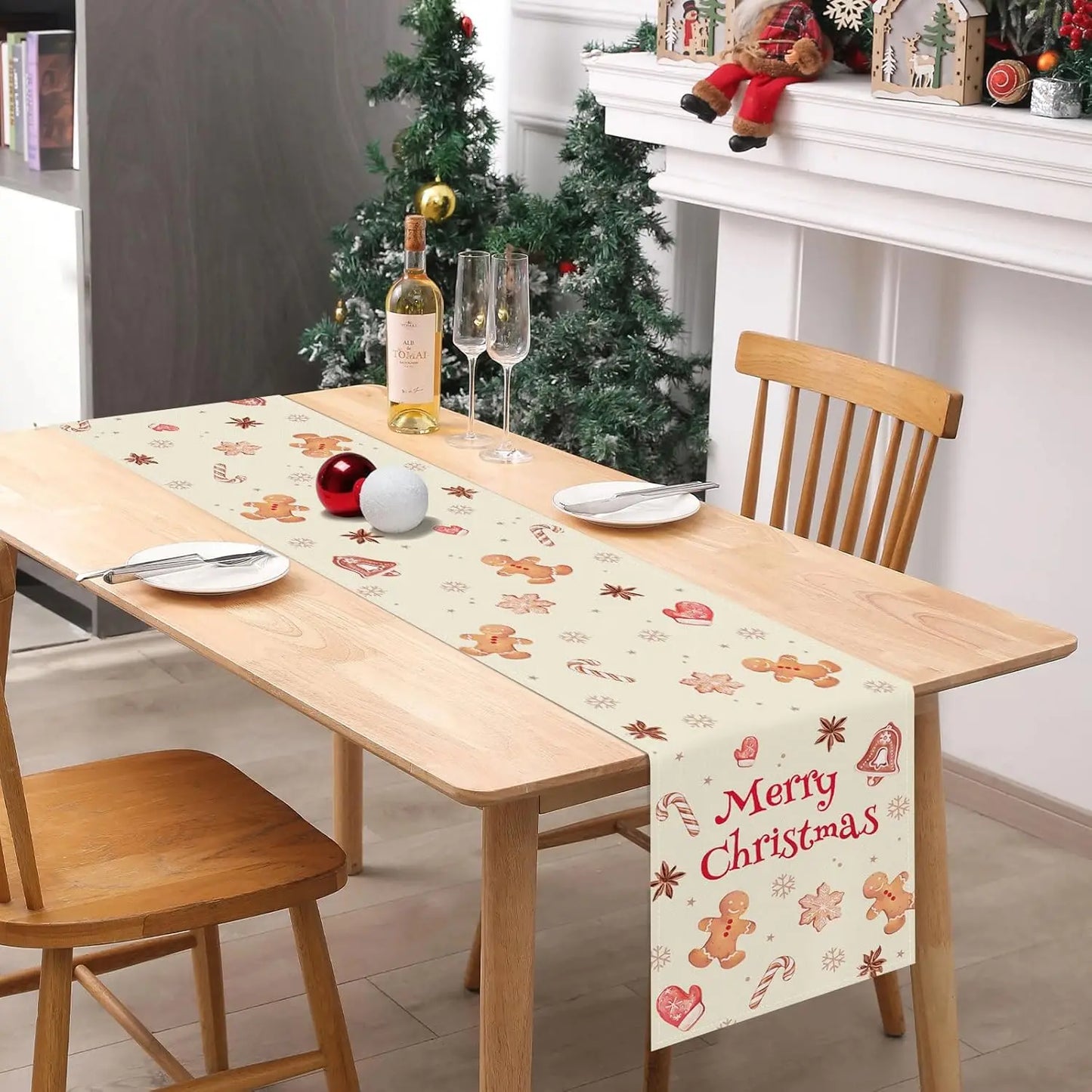 Gingerbread Table Runner