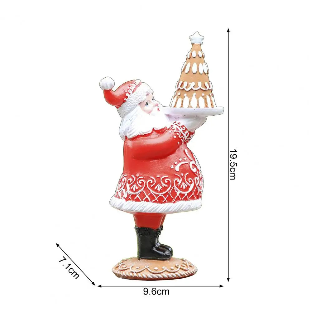 Resin Santa Claus Gingerbread House Children Xmas Gift Christmas Tree Decorations Home Wedding Party Supplies Table Ornaments