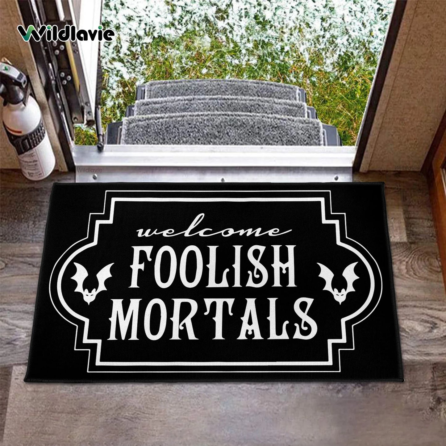 Gothic Halloween Door Mat