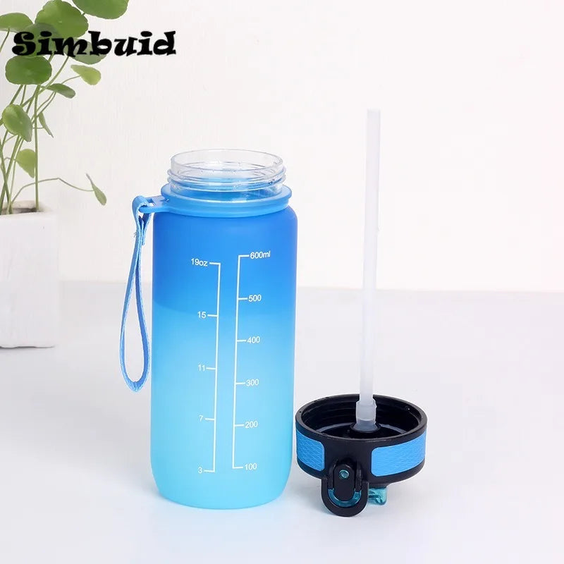 Motivational Sports Bottle with Time Scale