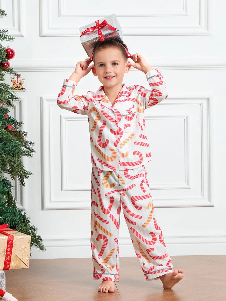 Candy Cane Family Matching Family Christmas Pajama Set