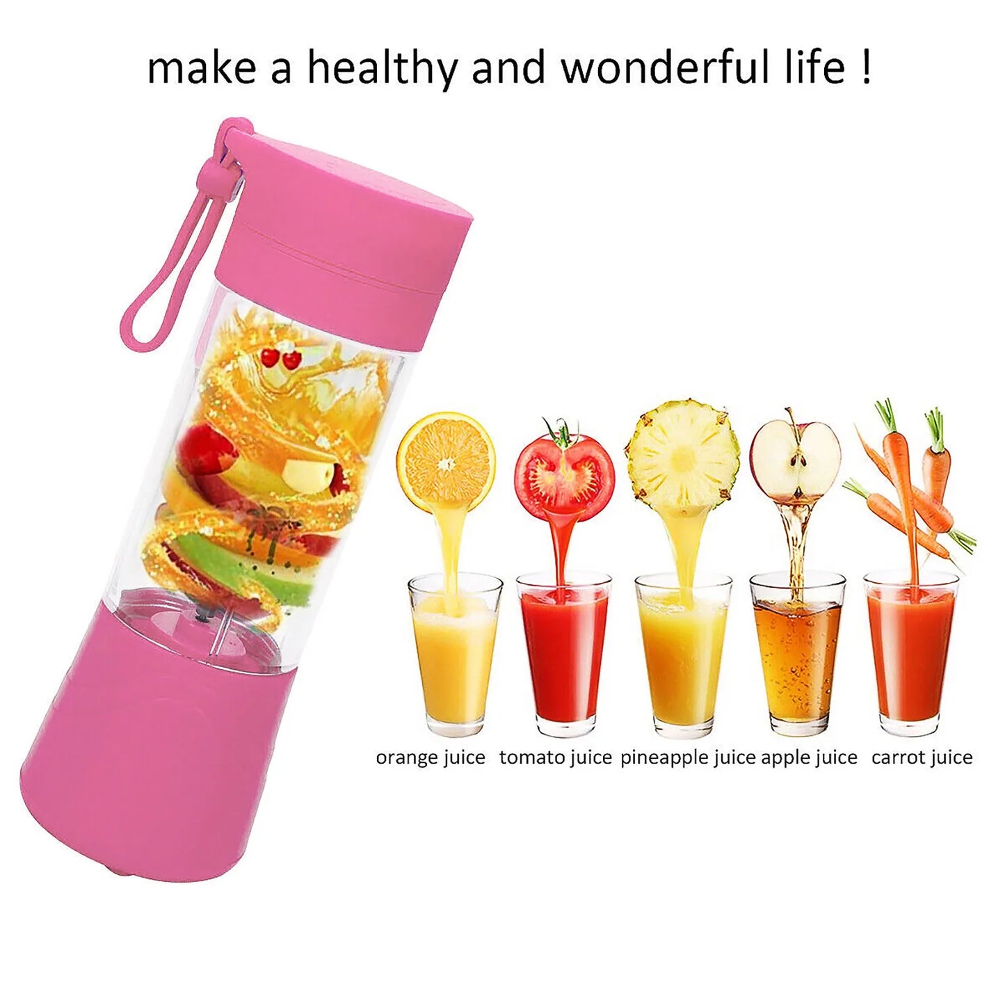 Mini Portable Fruit Juicer/ Smoothie Maker