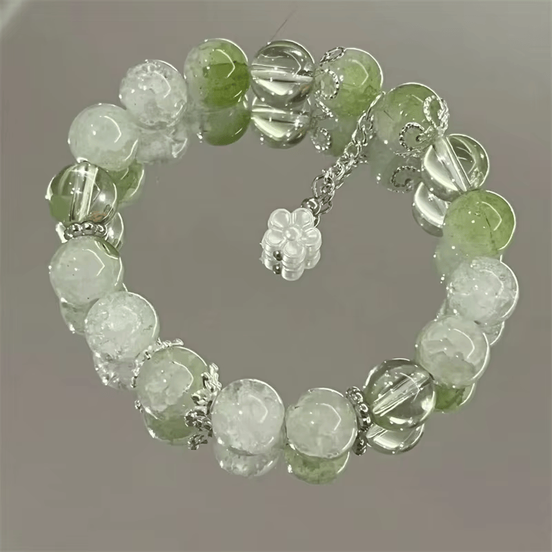 Simple Green Crystal Bracelet