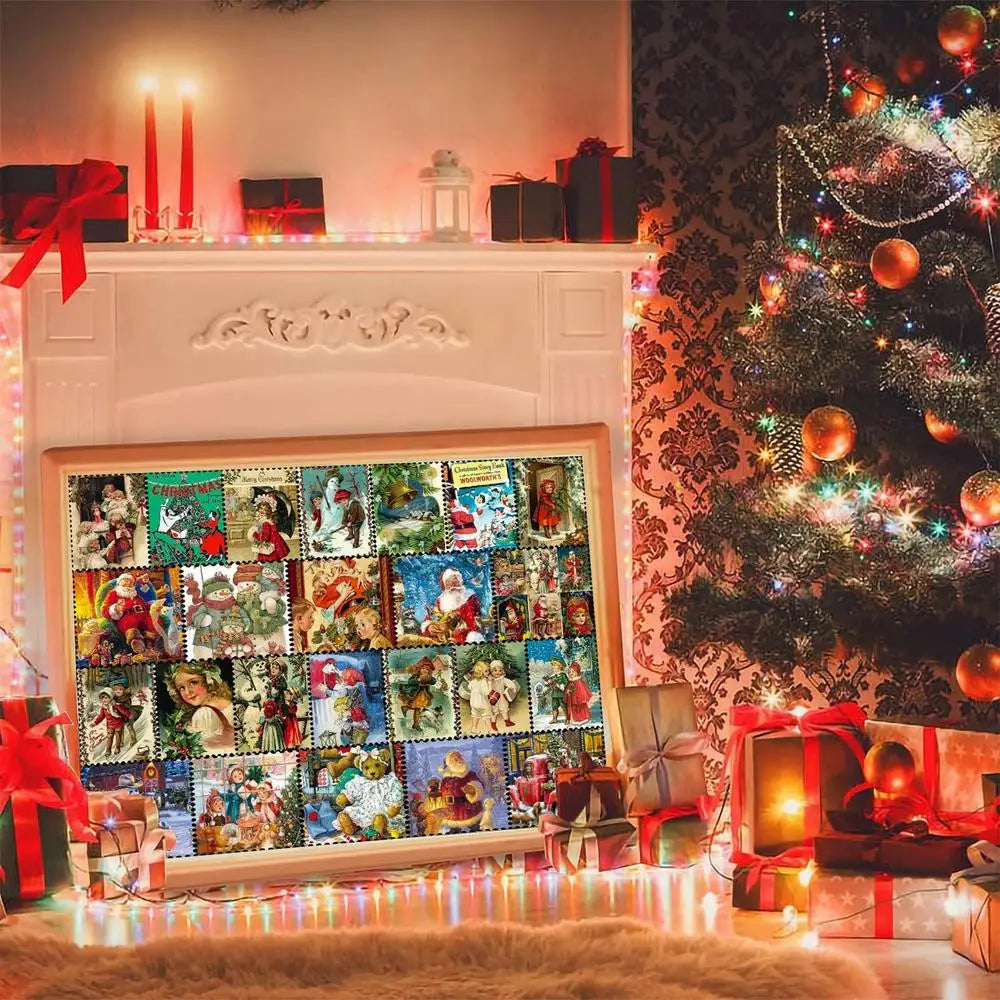 Christmas Countdown Advent Calendar- 24 Days of Jigsaw Puzzles