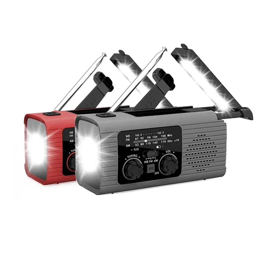 SOS Alarm Emergency Hand Crank NOAA Radio