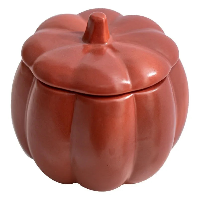 Ceramic Pumpkin Candle Cups