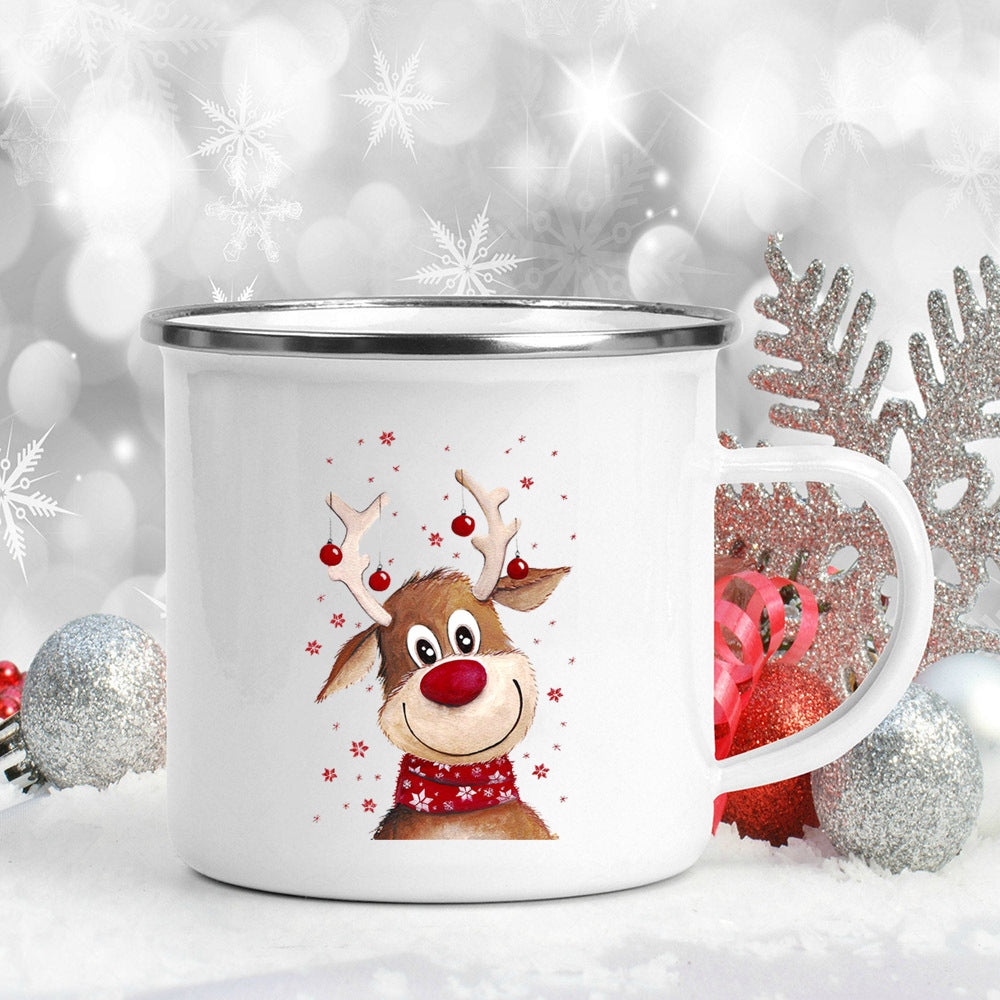 Merry and Bright Vintage Christmas Coffee Mug