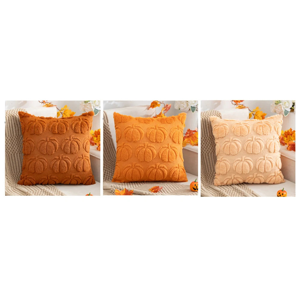 Autumn Pumpkin Pillow Covers- set of 2