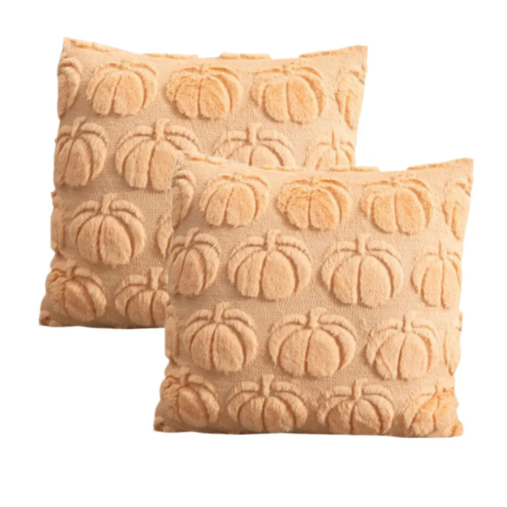 Autumn Pumpkin Pillow Covers- set of 2