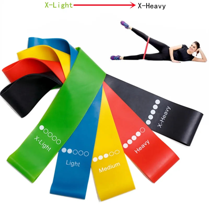 5Pcs/Set Yoga Resistance Bands