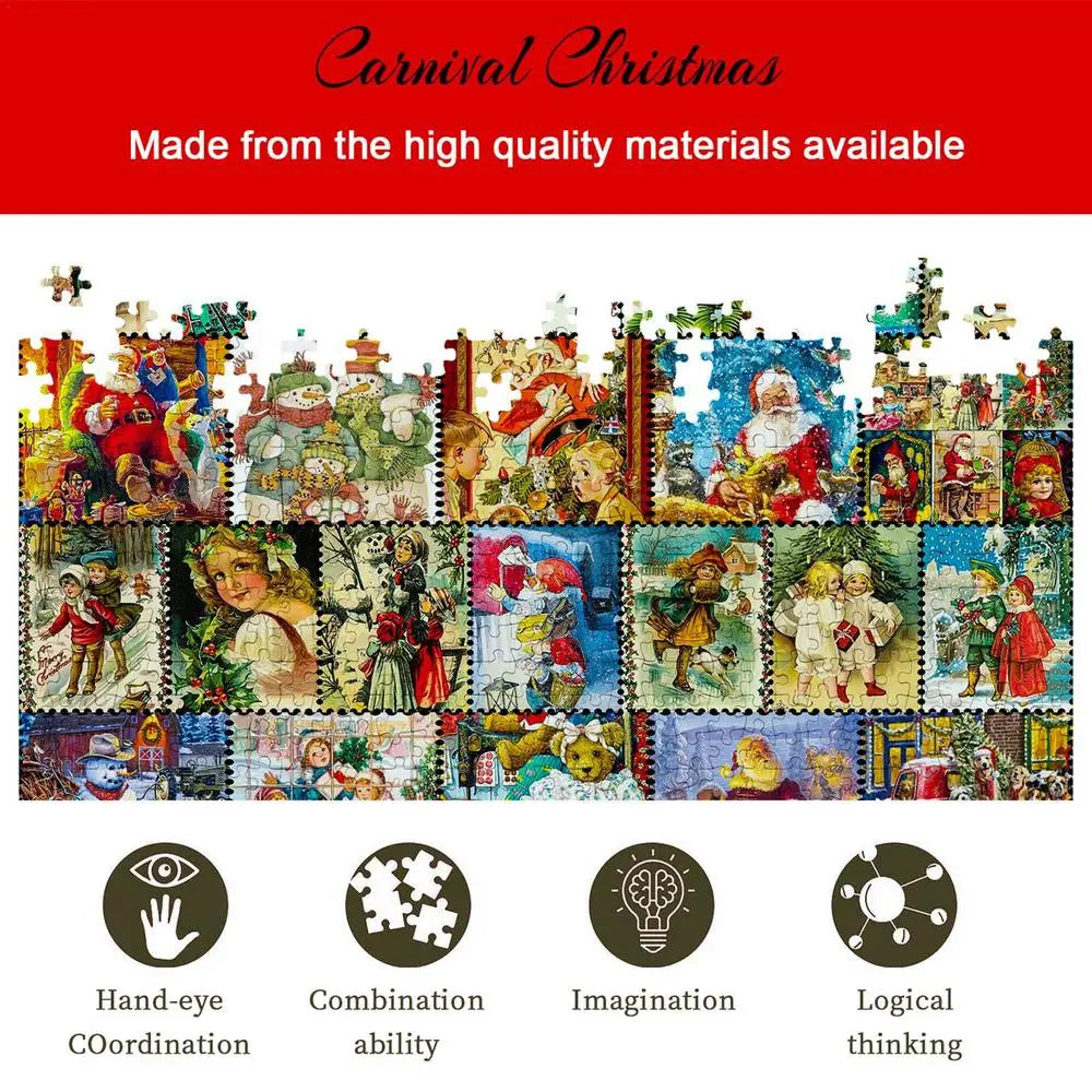 Christmas Countdown Advent Calendar- 24 Days of Jigsaw Puzzles