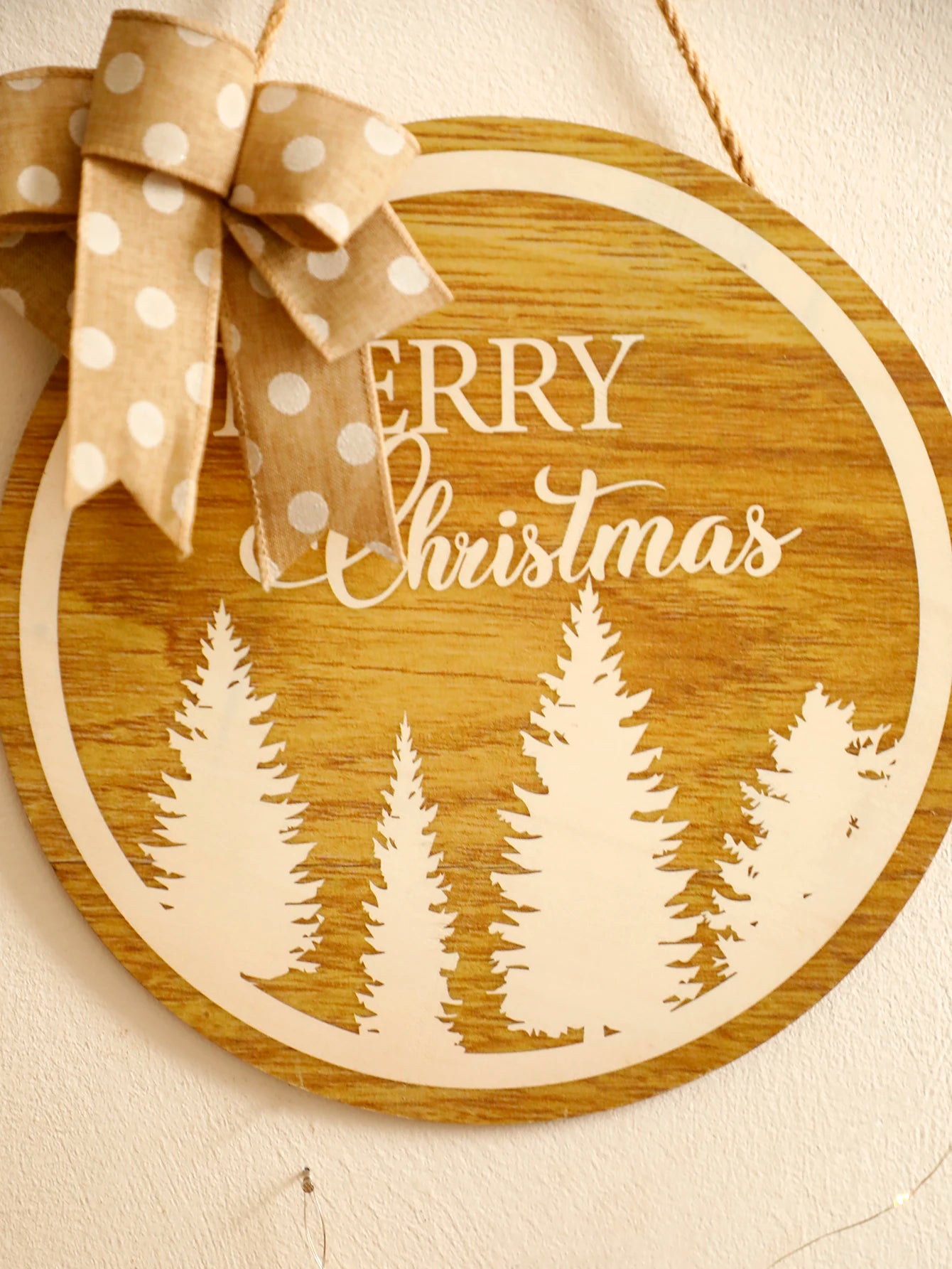 Wooden Welcome Sign- Merry Christmas