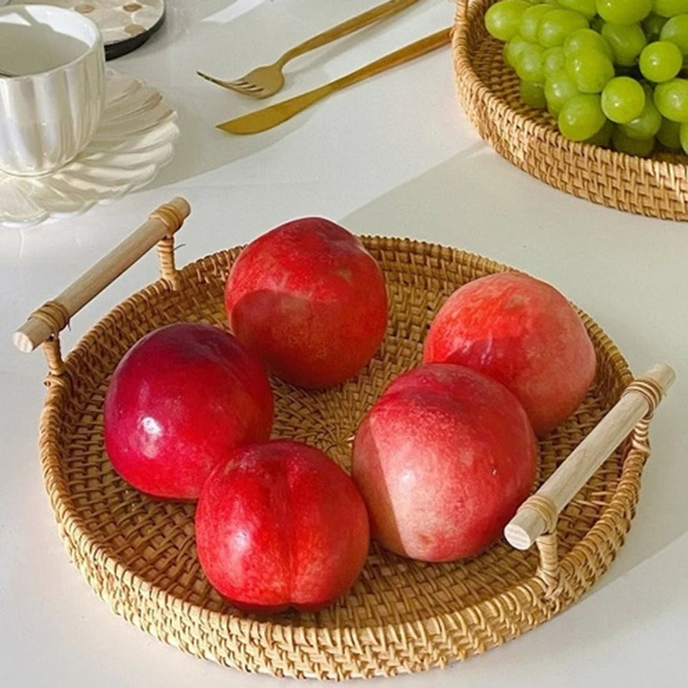 Handmade Rattan Fruit Basket