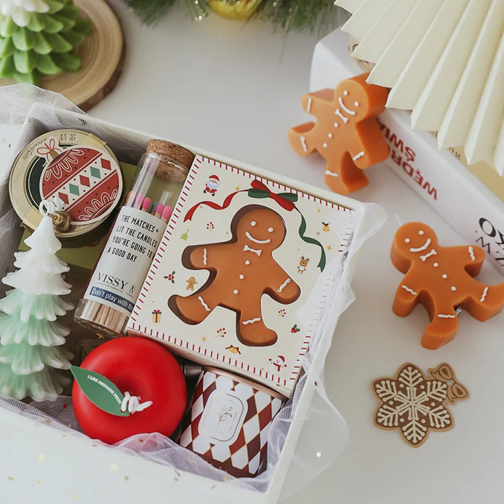 Gingerbread Man Aromatherapy Wax Candle