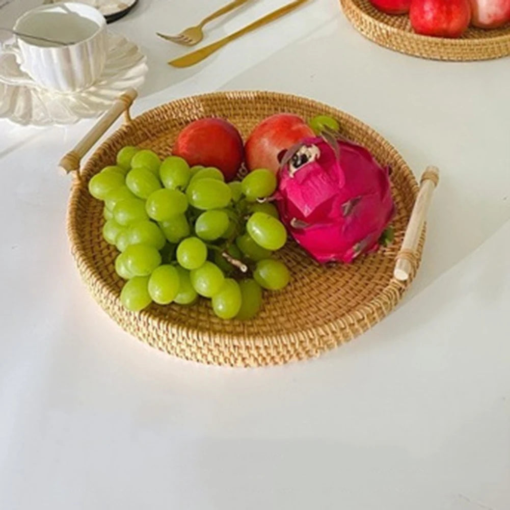 Handmade Rattan Fruit Basket