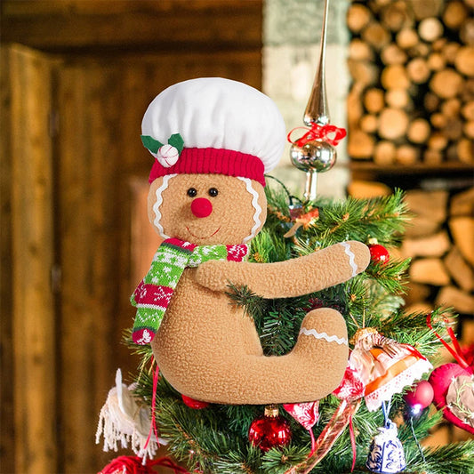 Gingerbread Man Christmas Tree Topper