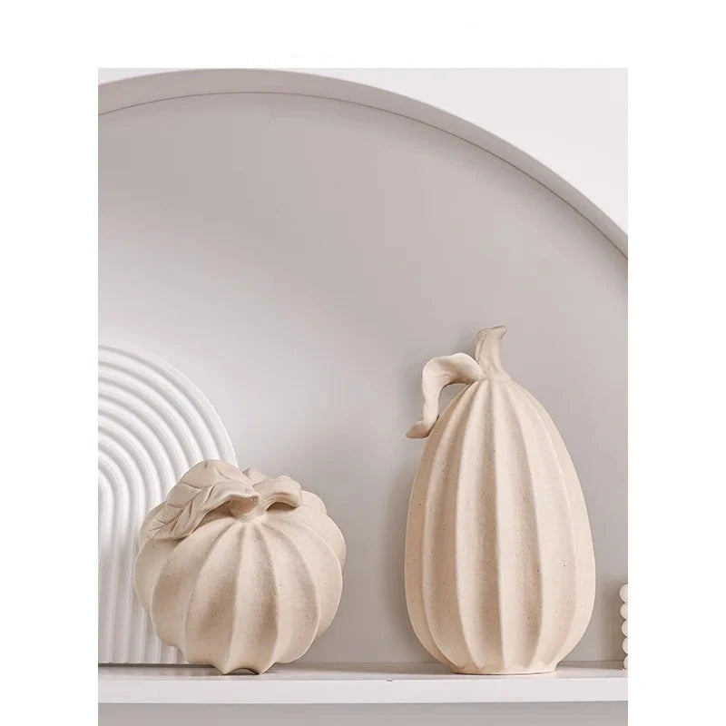 Nordic Wooden Pumpkin Decor