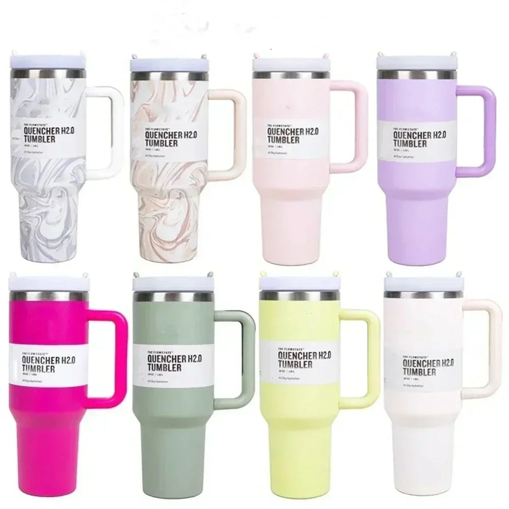 Stanley Cup  40oz Tumbler- Various Colors including Barbie Pink, Fog and Orange!