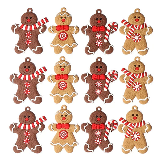 Gingerbread Man Christmas Tree Ornaments
