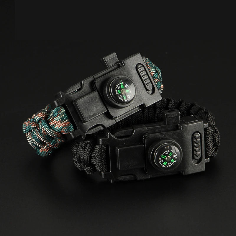 Emergency Paracord Rope LED Light Survival Bracelet