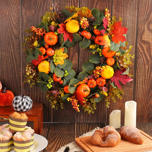 Fall Door Wreath