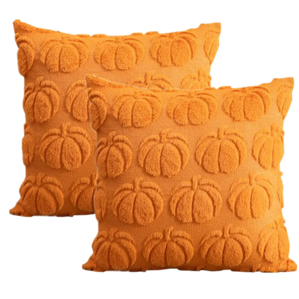 Autumn Pumpkin Pillow Covers- set of 2