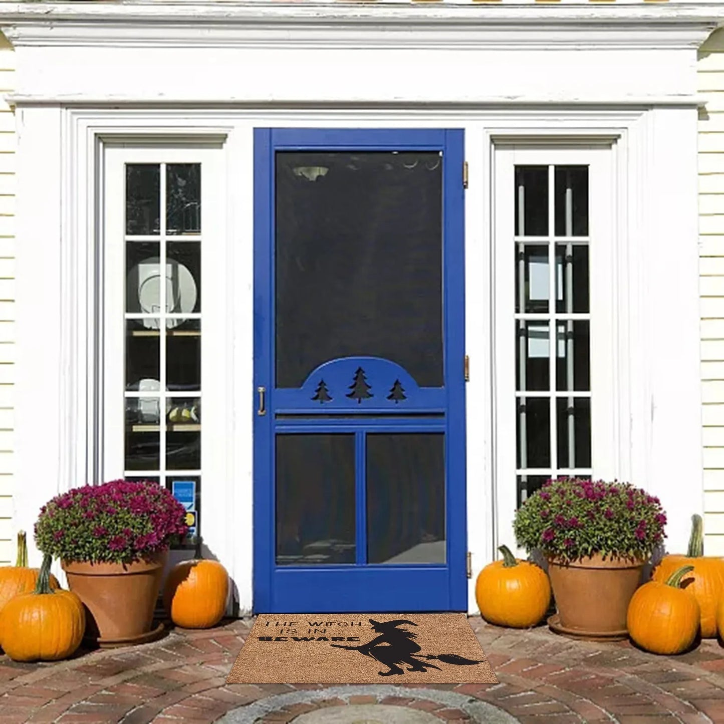 Halloween Welcome Door Mat