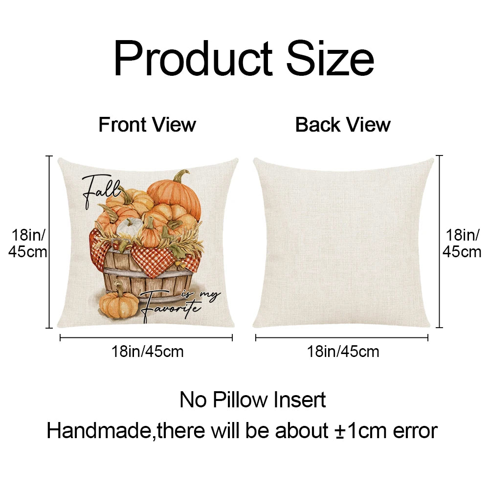 Happy Fall Pillow Cover