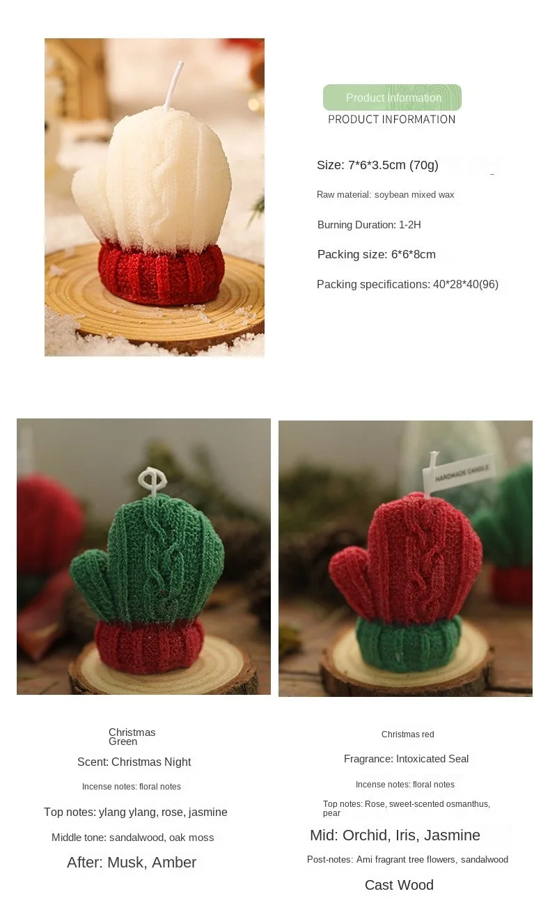 Christmas Mittens Fragrance Candles