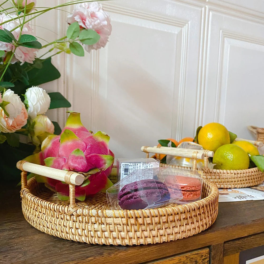 Handmade Rattan Fruit Basket