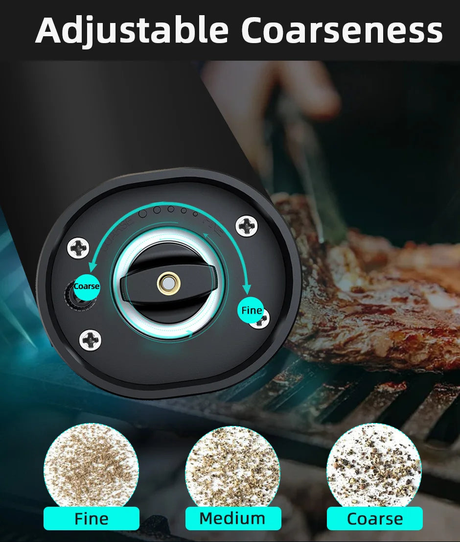 Electric Automatic Pepper Mill And Salt Grinder