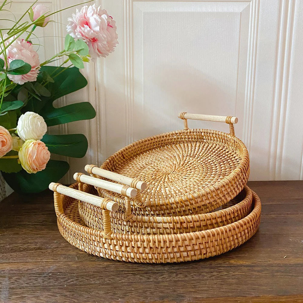 Handmade Rattan Fruit Basket