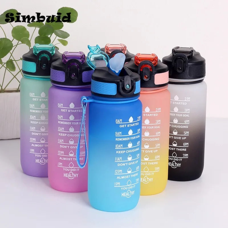 Motivational Sports Bottle with Time Scale