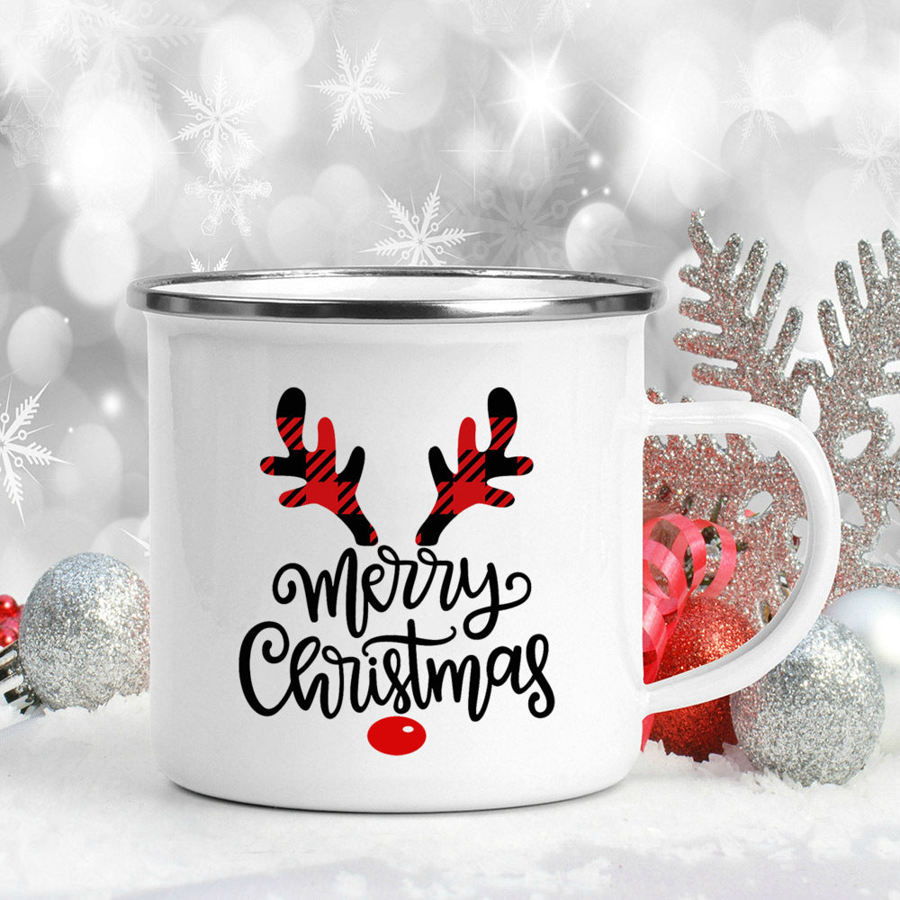 Merry and Bright Vintage Christmas Coffee Mug