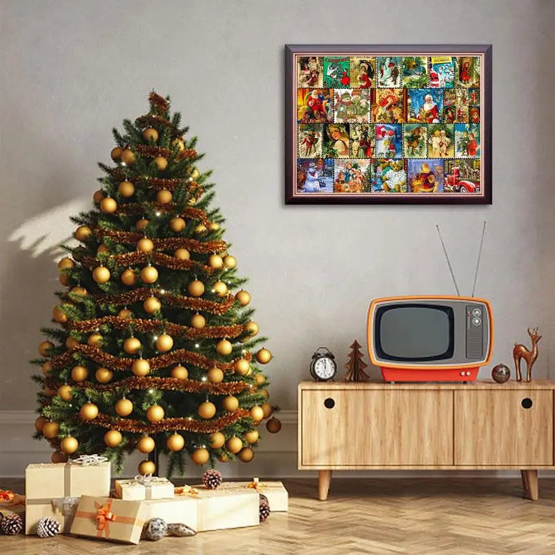 Christmas Countdown Advent Calendar- 24 Days of Jigsaw Puzzles