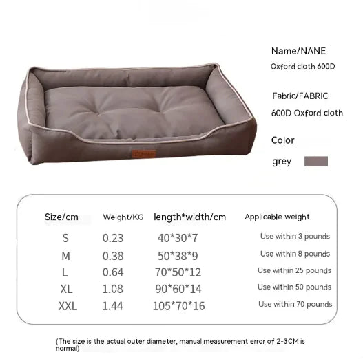 Bite-Resistant Waterproof Dog Bed